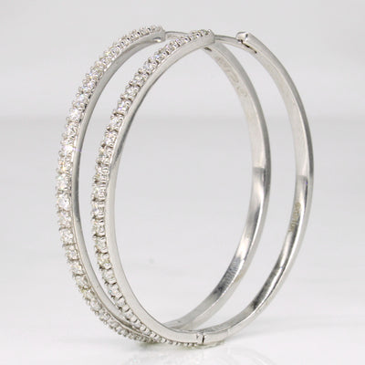 Diamond Hoop Earrings | 1.12ctw |