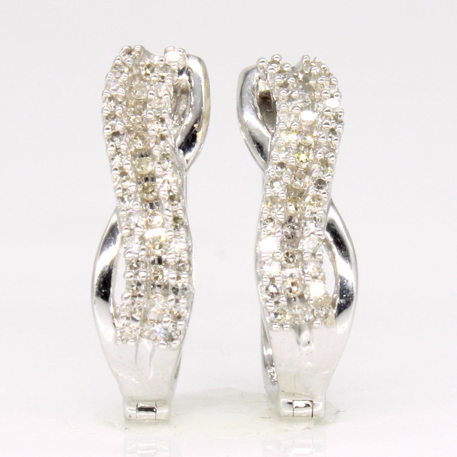 Diamond Waterfall Hoop Earrings | 0.45ctw |