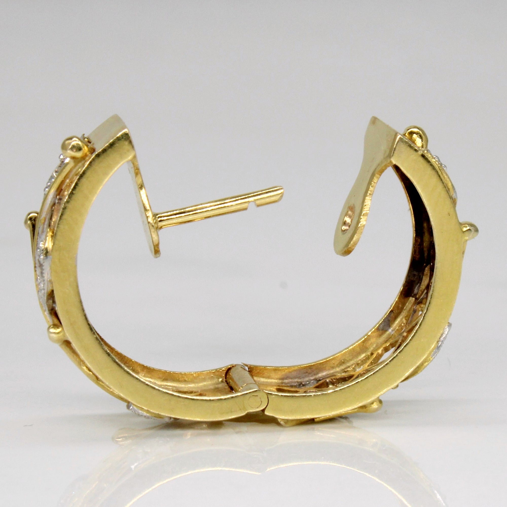 Diamond Hoop Earrings | 0.08ctw |