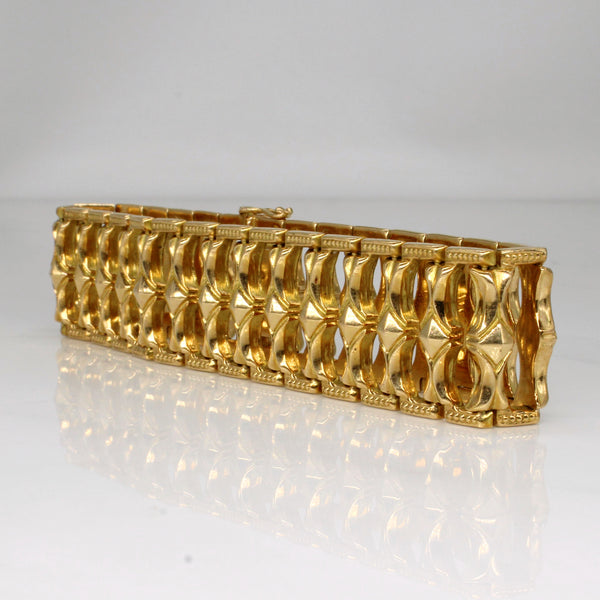 18k Yellow Gold Bracelet | 7.75