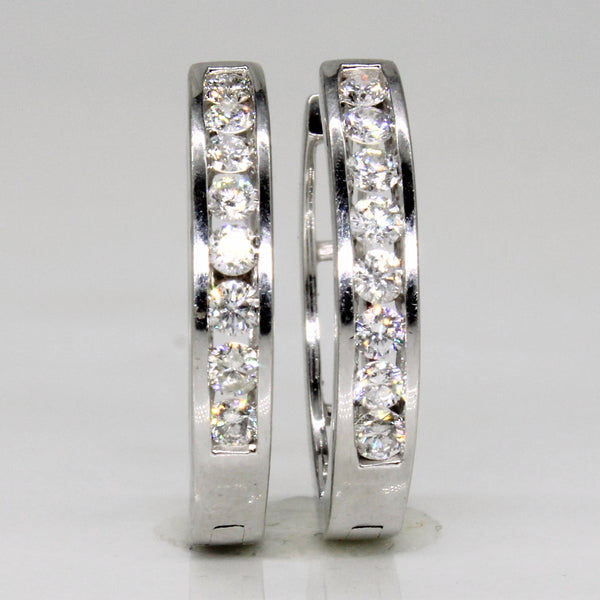 Diamond Hoop Earrings | 0.50ctw |