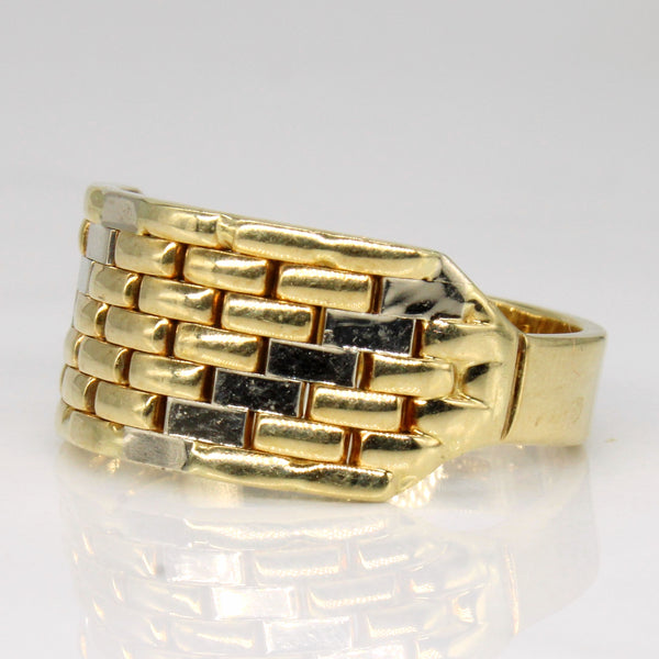 14k Two Tone Gold Ring | SZ 8.5 |