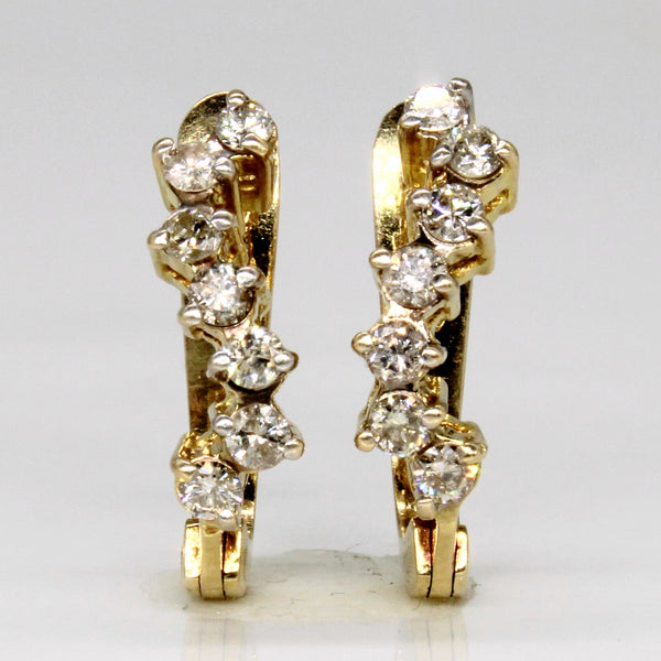 Diamond Huggie Earrings | 0.28ctw |