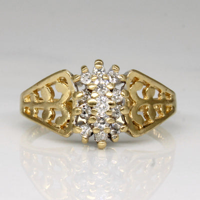 Diamond Lattice Ring | 0.20ctw | SZ 6 |