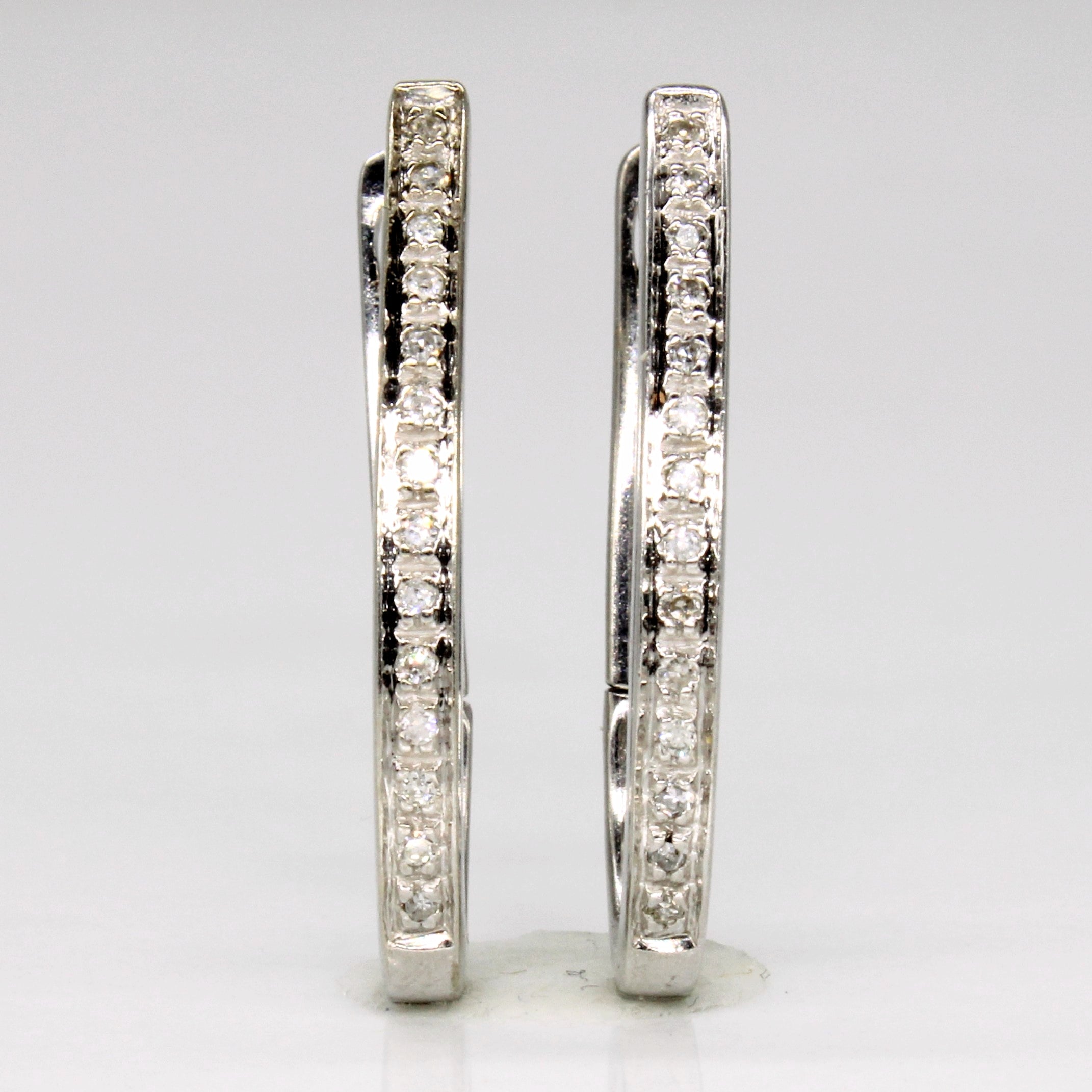 Diamond Hoop Earrings | 0.14ctw |