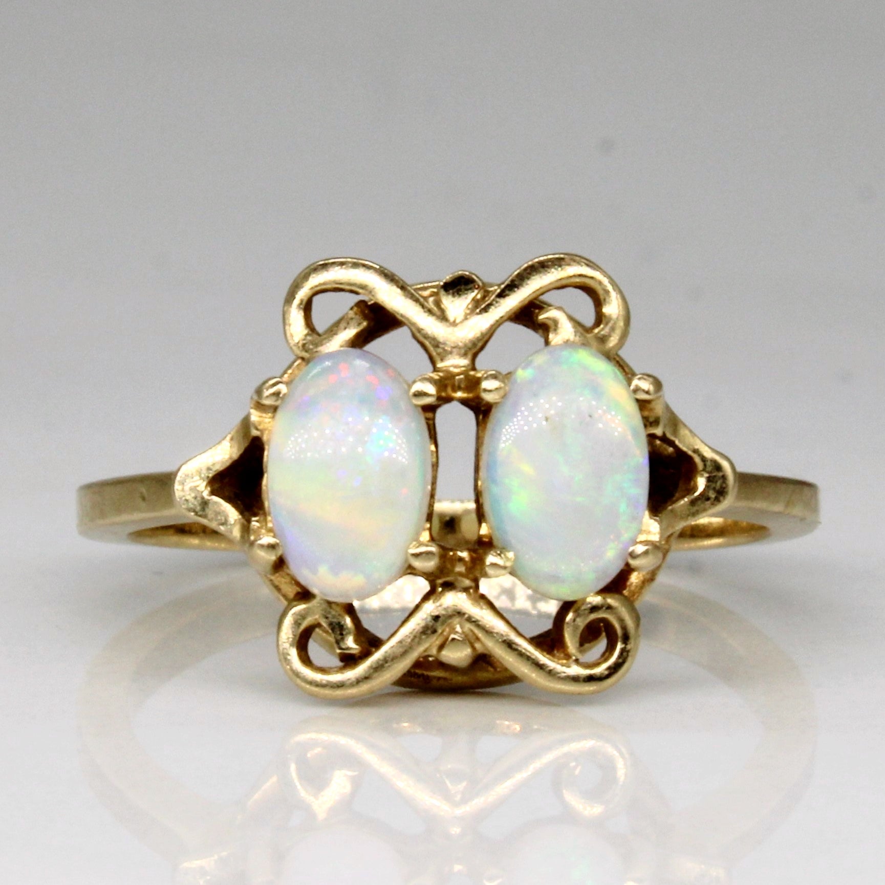 Twin Opal Ring | 0.60ctw | SZ 5.75 |