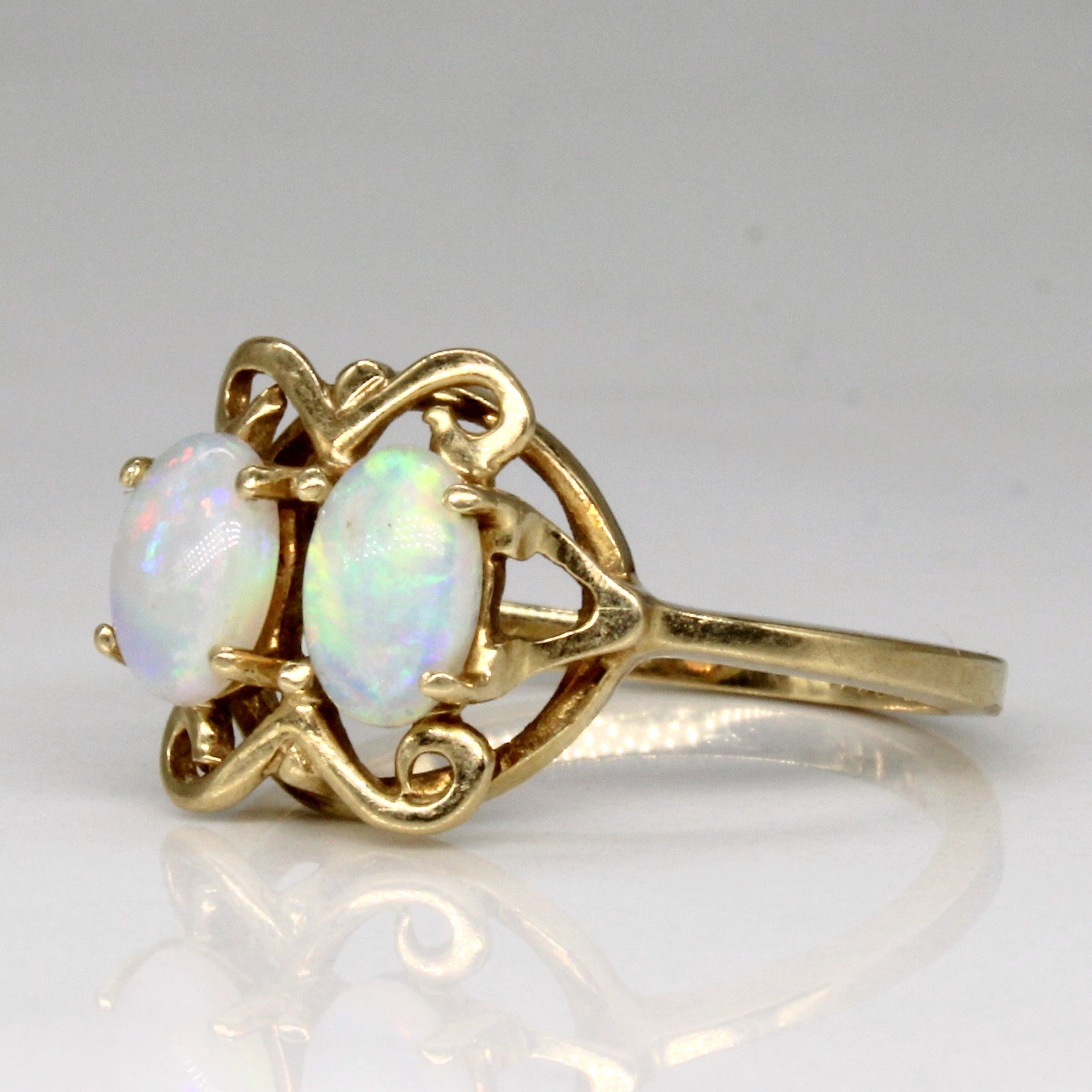 Twin Opal Ring | 0.60ctw | SZ 5.75 |