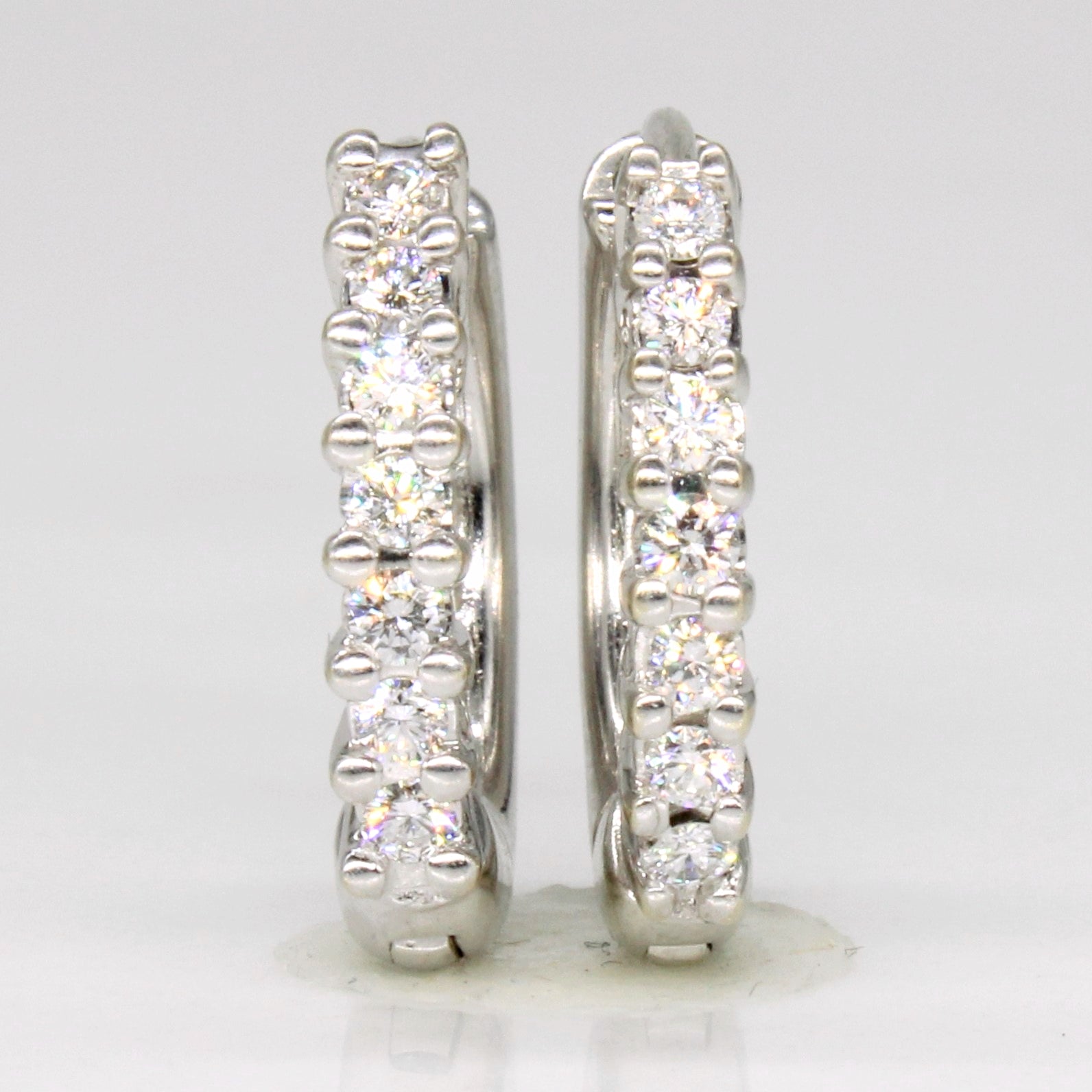 'Birks' Diamond Hoop Earrings | 0.20ctw |