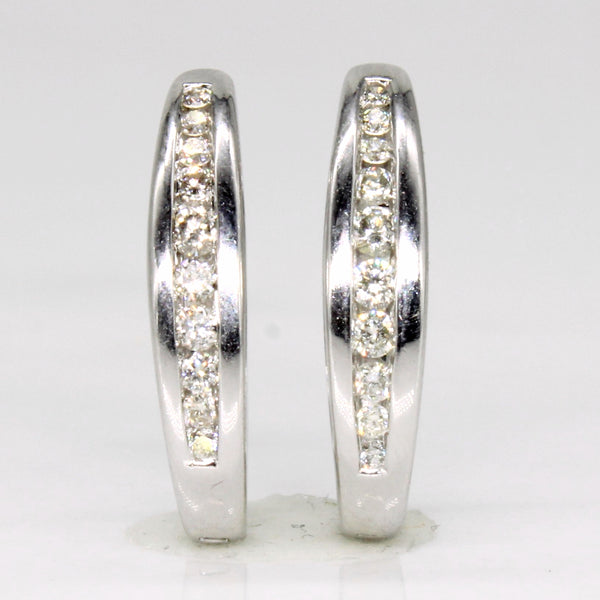 Diamond Hoop Earrings | 0.15ctw |