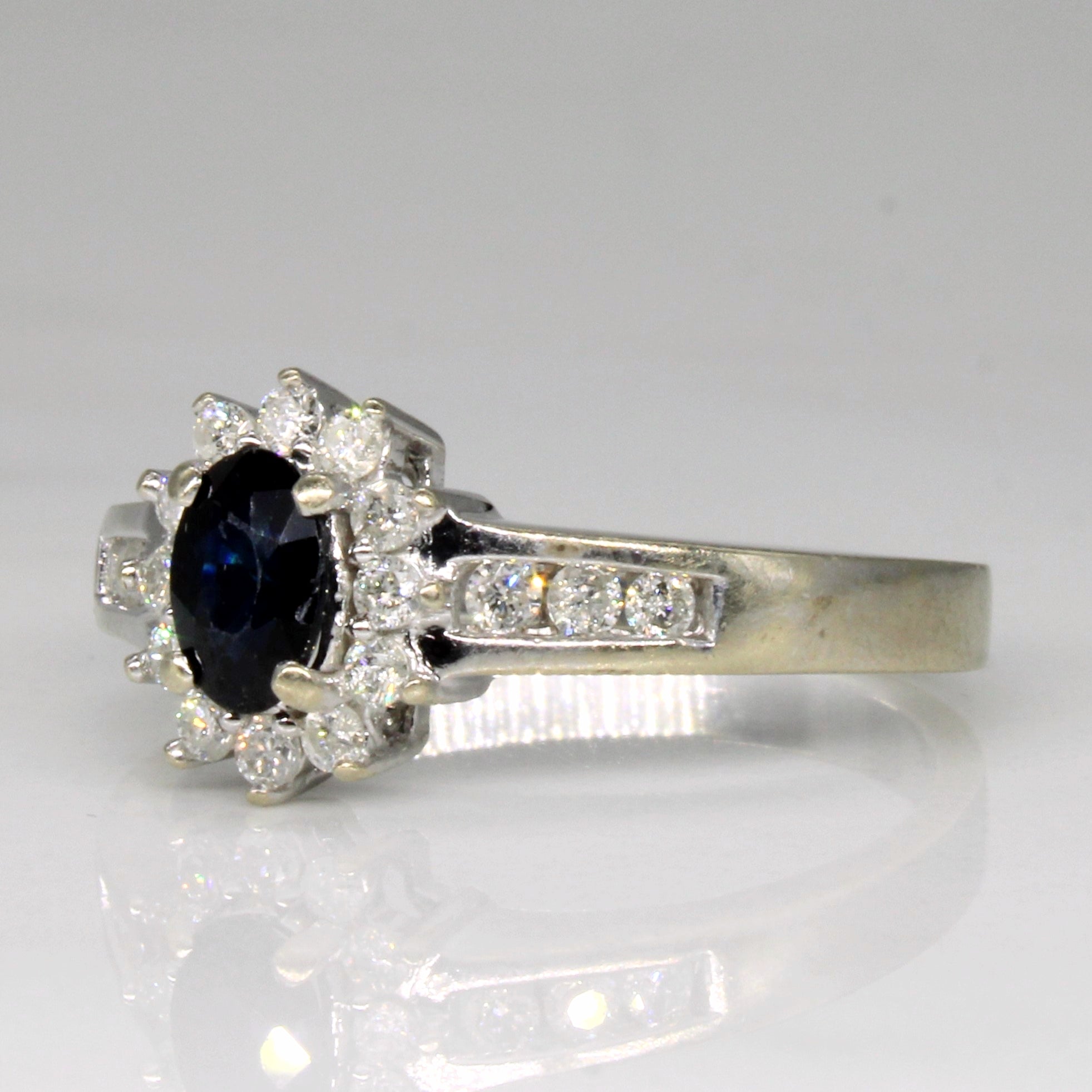 Sapphire & Diamond Engagement Ring | 0.50ct, 0.27ctw | SZ 7.5 |