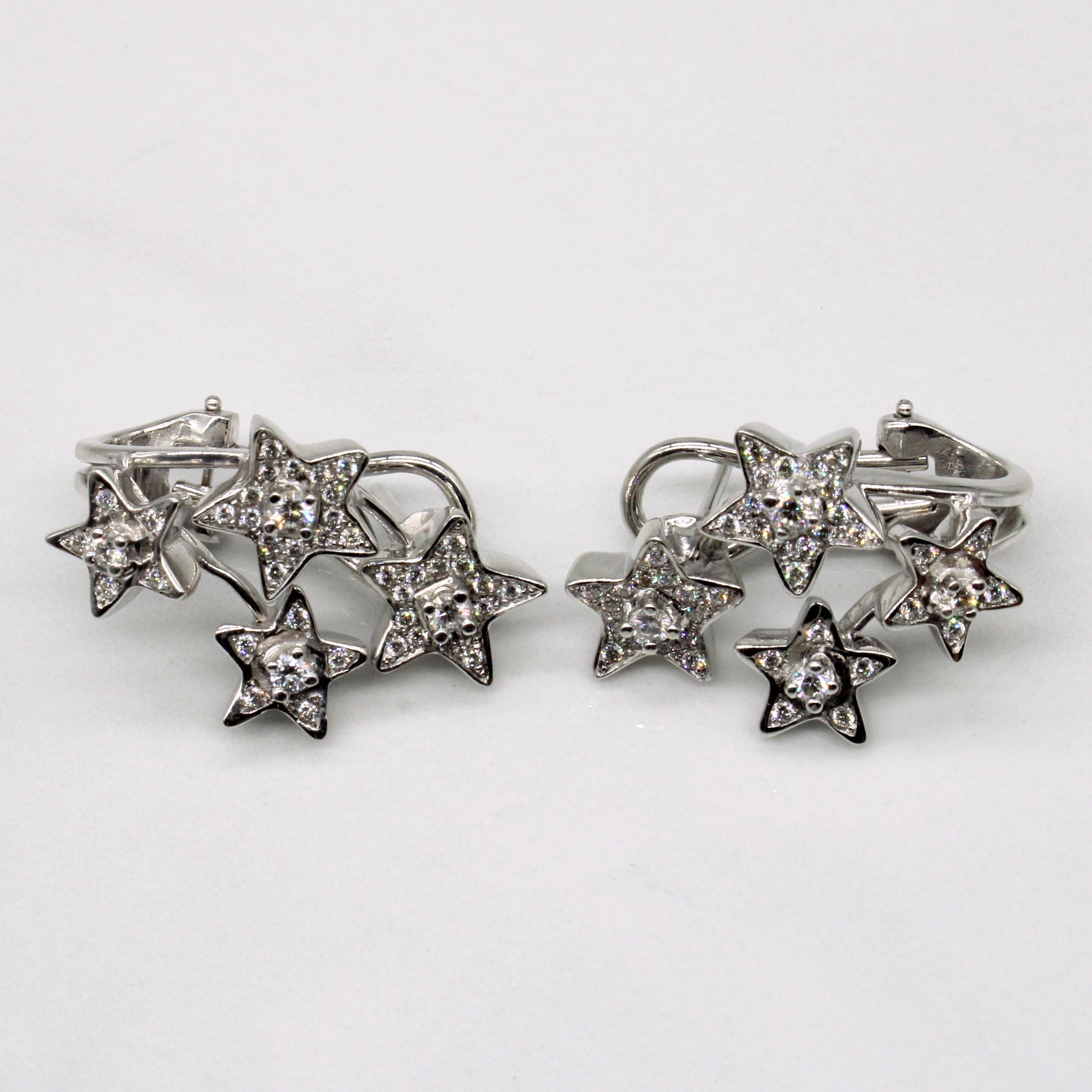 Diamond Star Earrings | 0.60ctw |