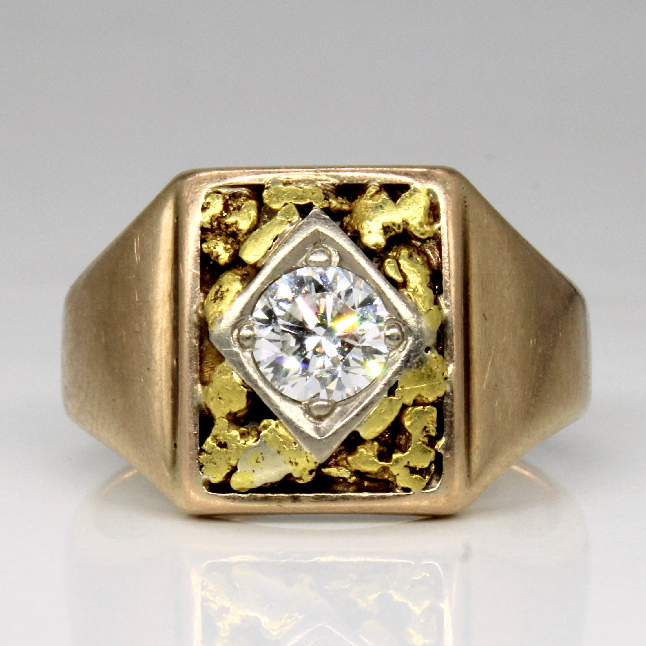 Bague solitaire en diamant | 0,70 ct | Taille 10,75 | 