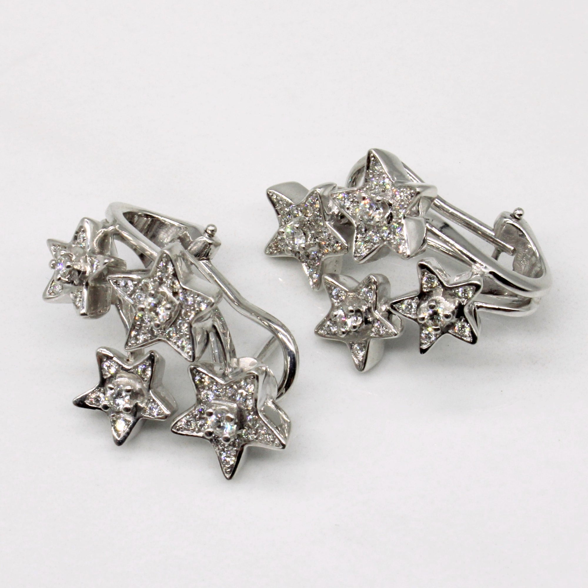 Diamond Star Earrings | 0.60ctw |