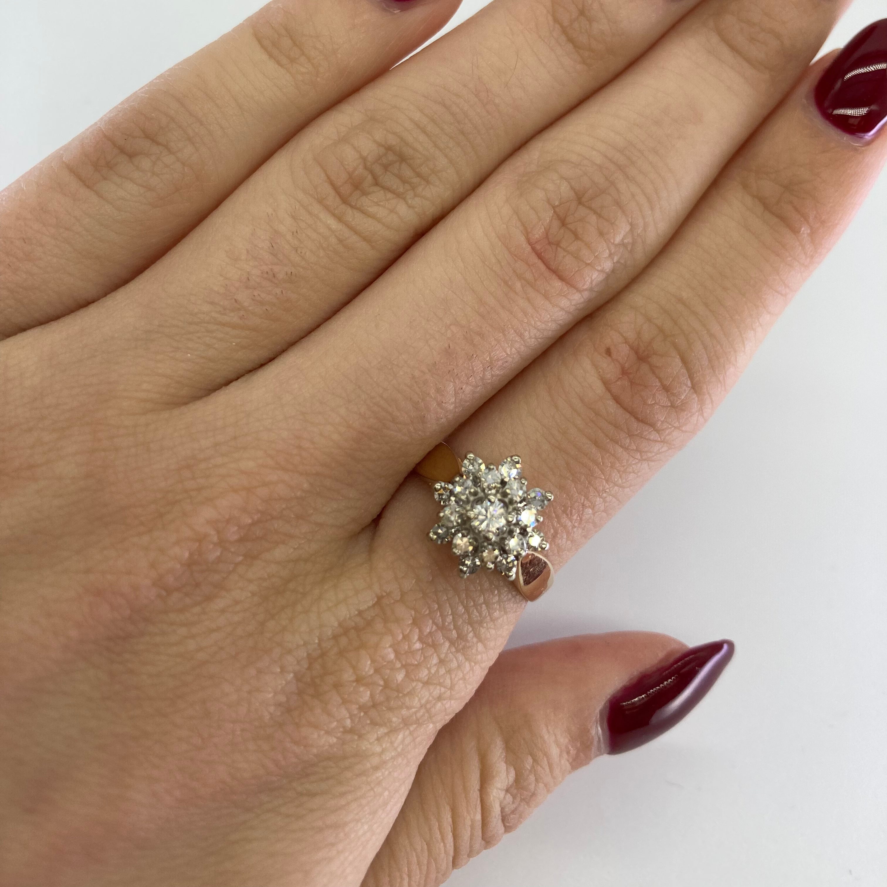 High Set Diamond Ring | 0.48ctw | SZ 6.5 |