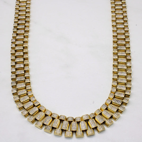 Diamond Paved Necklace | 8.50ctw | 30
