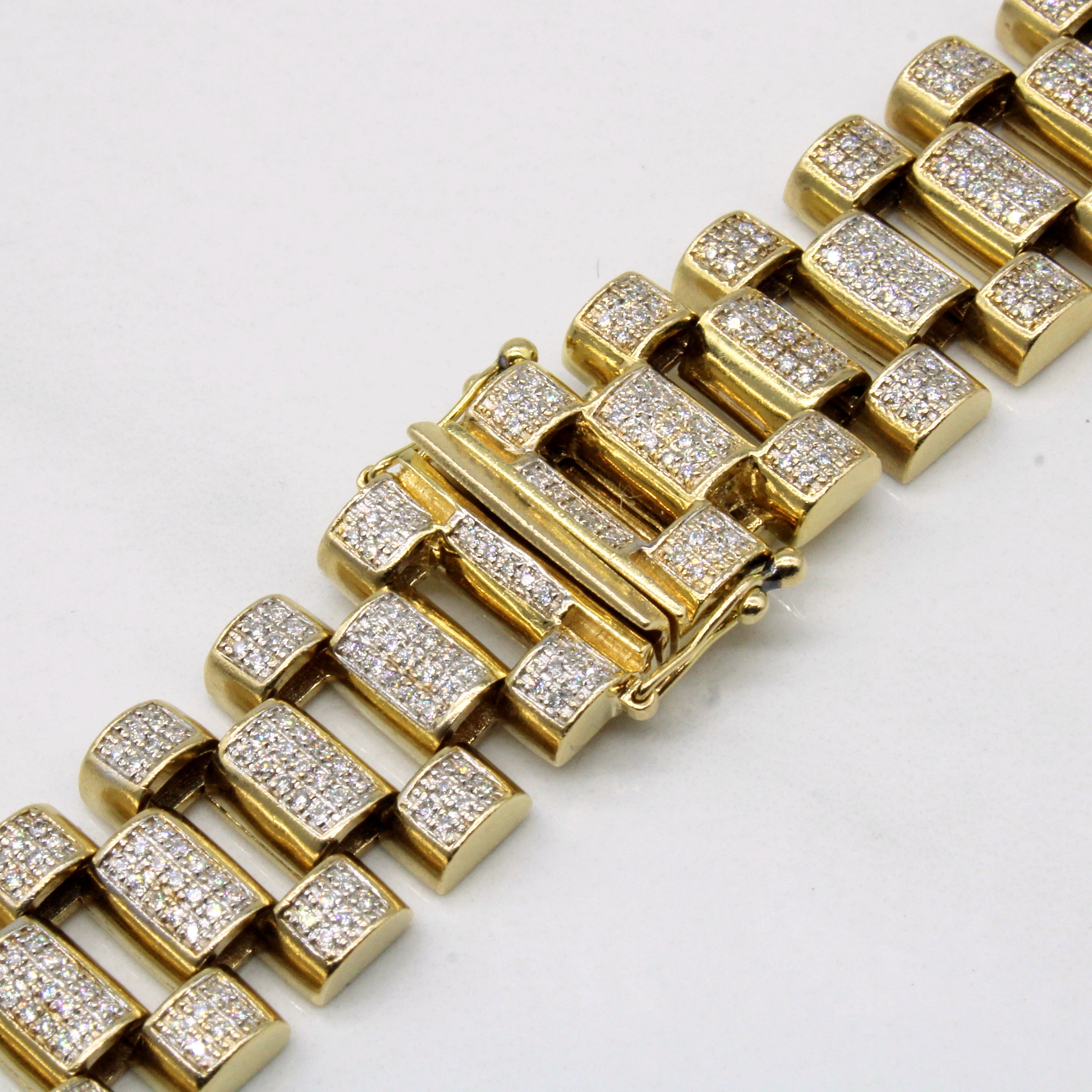 Pave-set 8.50ctw Natural Diamond Necklace | 8.50ctw | 30" |
