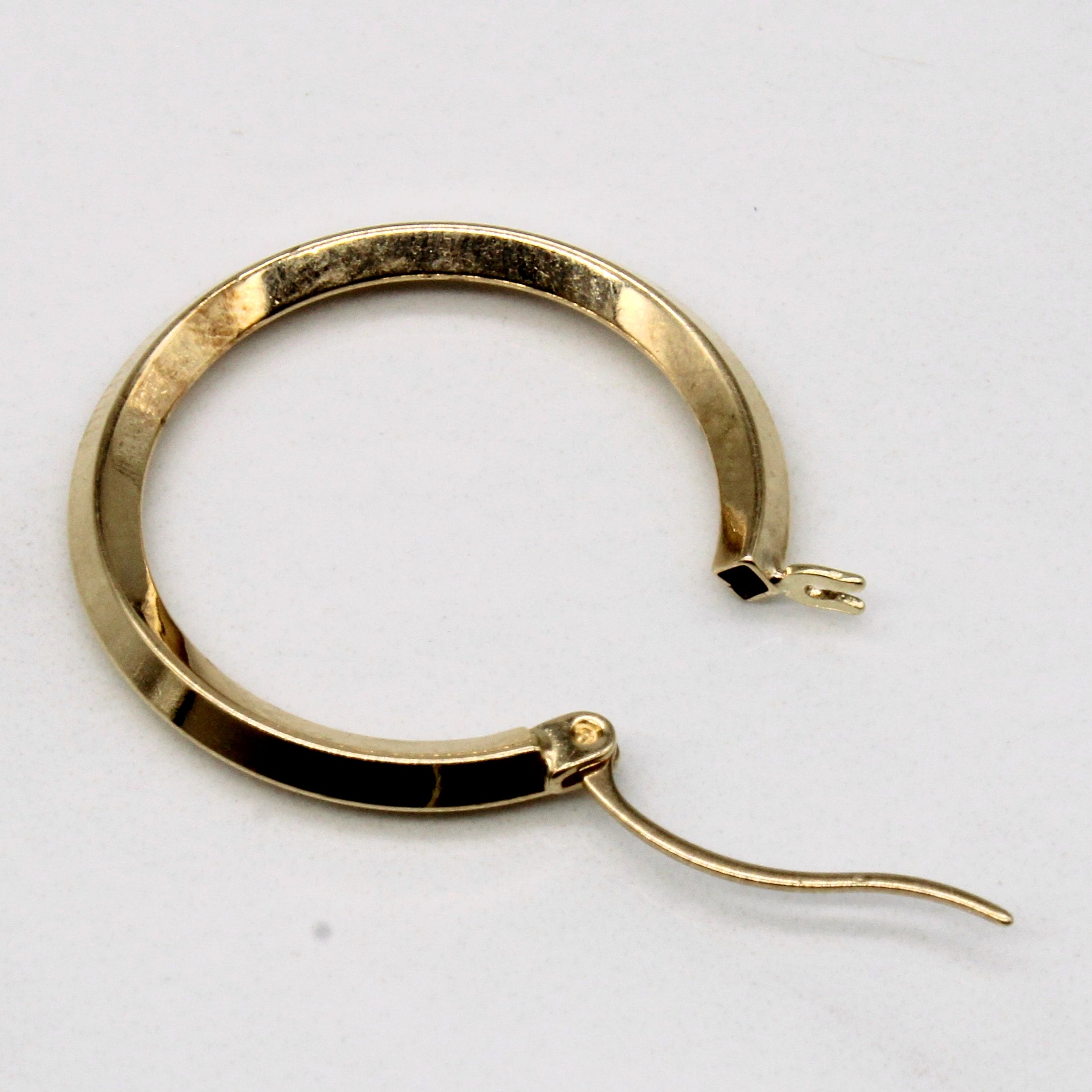 10k Yellow Gold Hoop Earrings