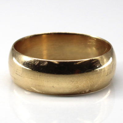 14k Yellow Gold Plain Band | SZ 9.75 |
