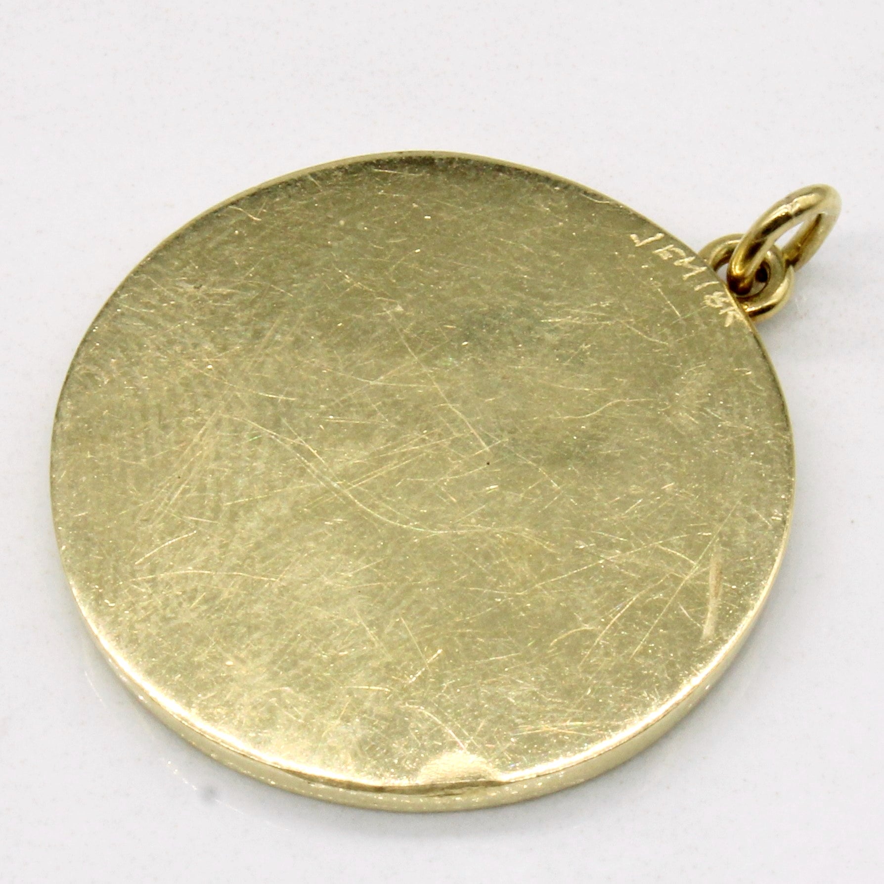 18k Diamond Good Luck Symbol Charm