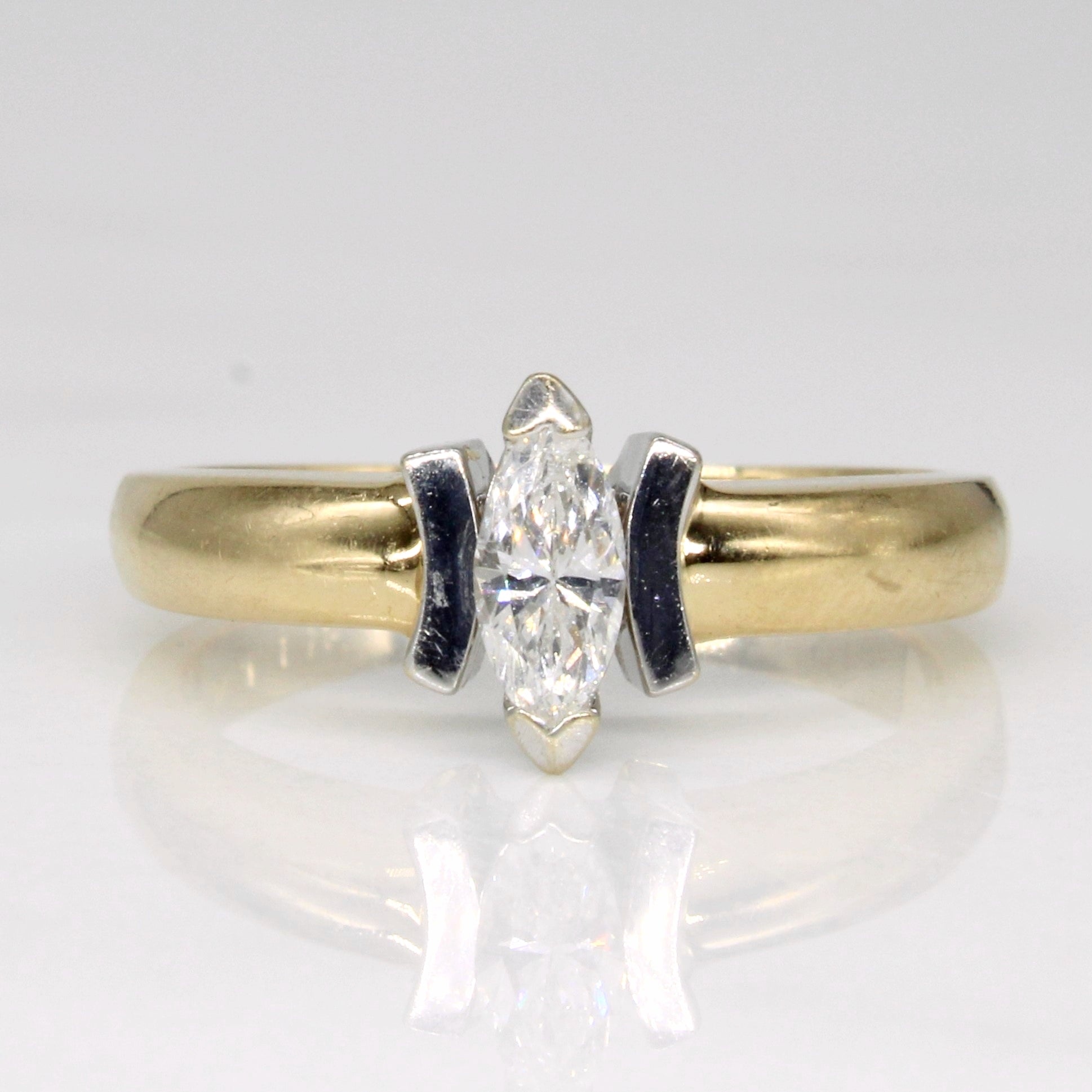 Marquise Cut Diamond Ring | 0.22ct | SZ 6 |