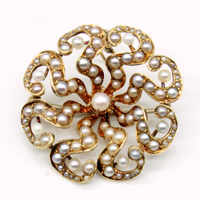 Pearl Wreath Brooch & Pendant