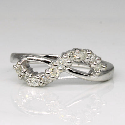 Diamond Infinity Ring | 0.10ctw | SZ 3.75 |