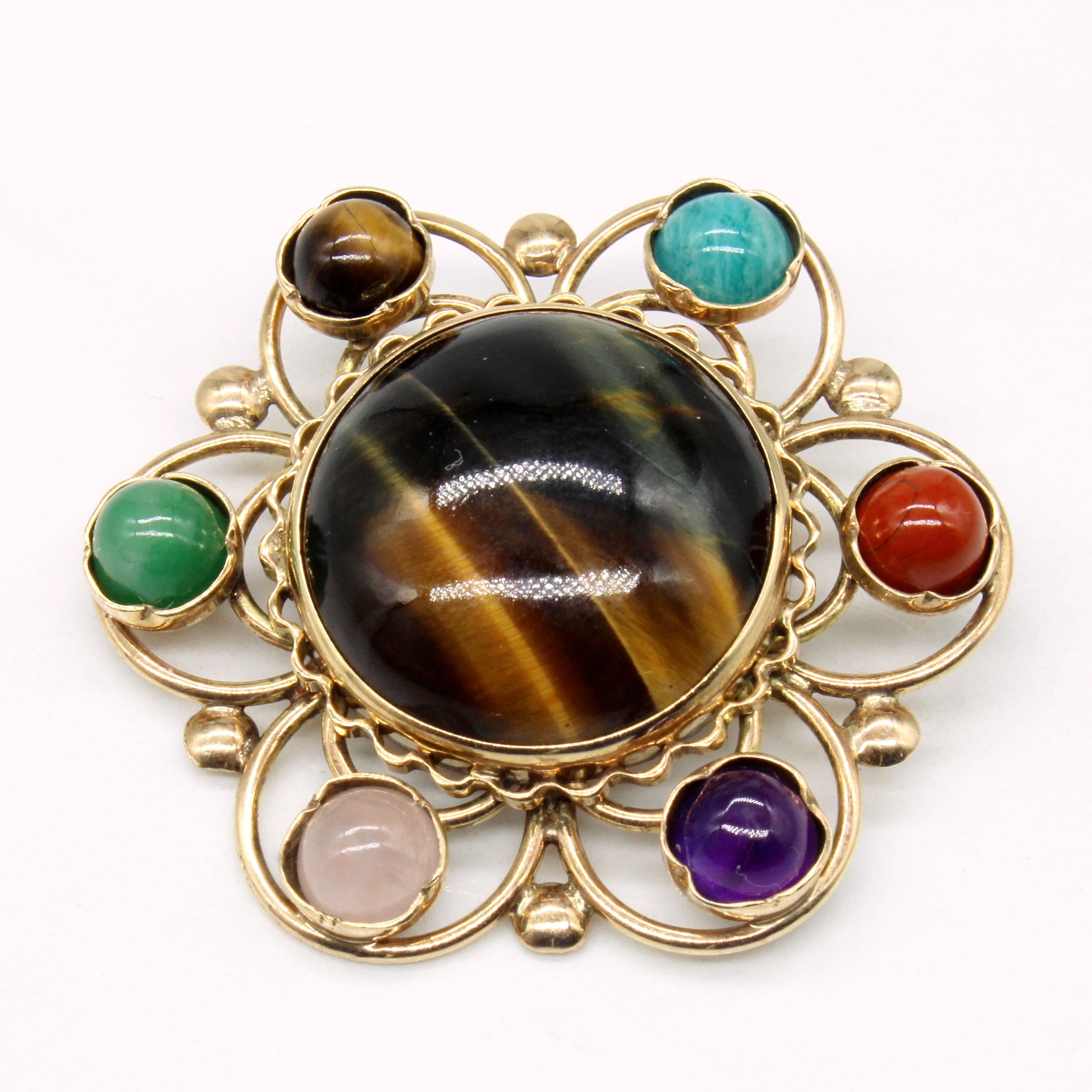 Broche multi-pierres | 22,88 ct | 
