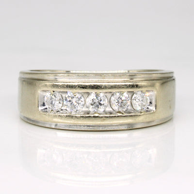 Channel Set Diamond Ring | 0.45ctw | SZ 9.25 |