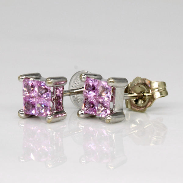 Pink Sapphire Earrings | 0.50ctw |