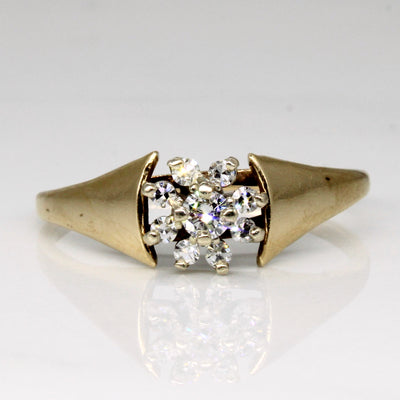 High Set Diamond Ring | 0.17ctw | SZ 9.5 |