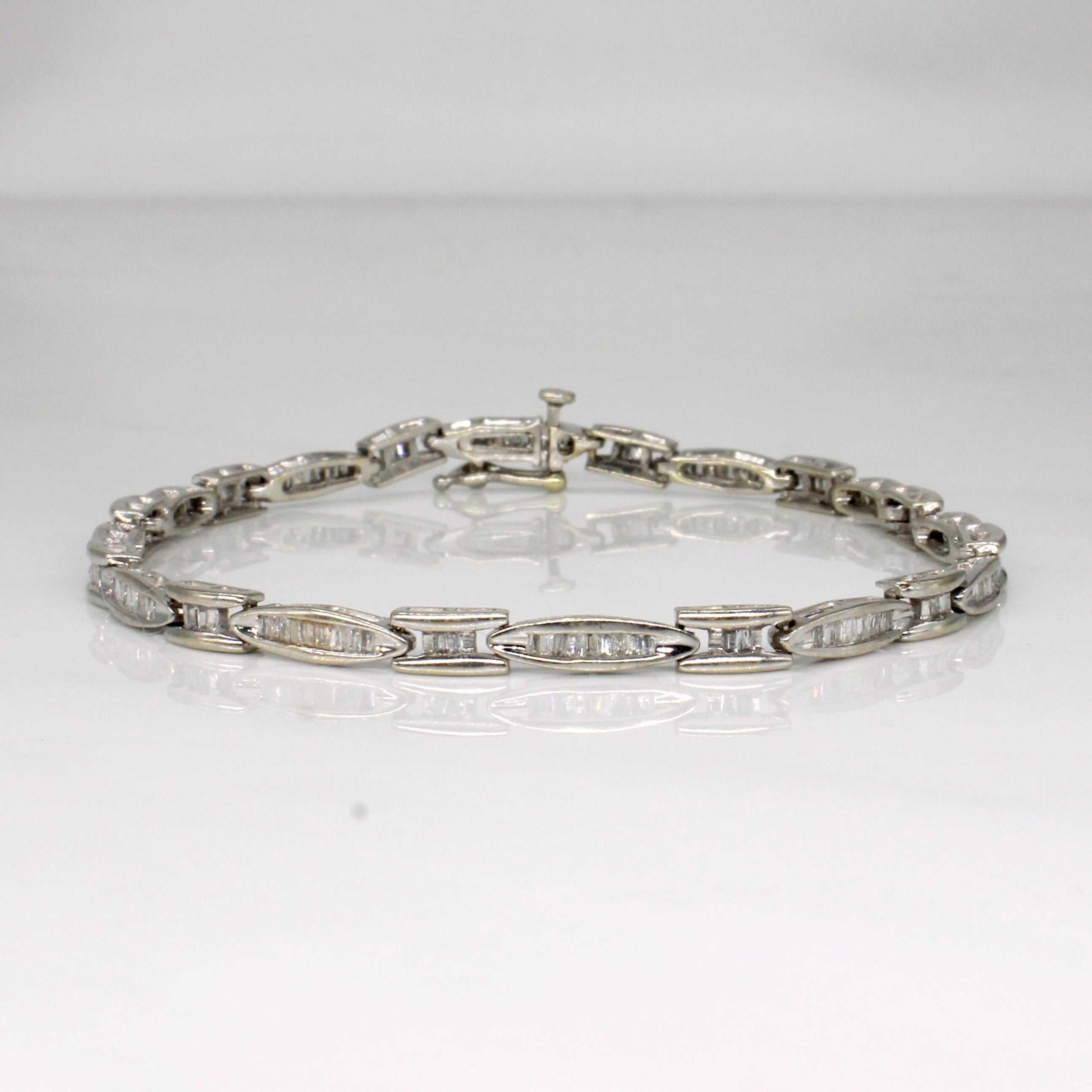 Channel Set Diamond Bracelet | 0.70ctw | SZ 7.25" |