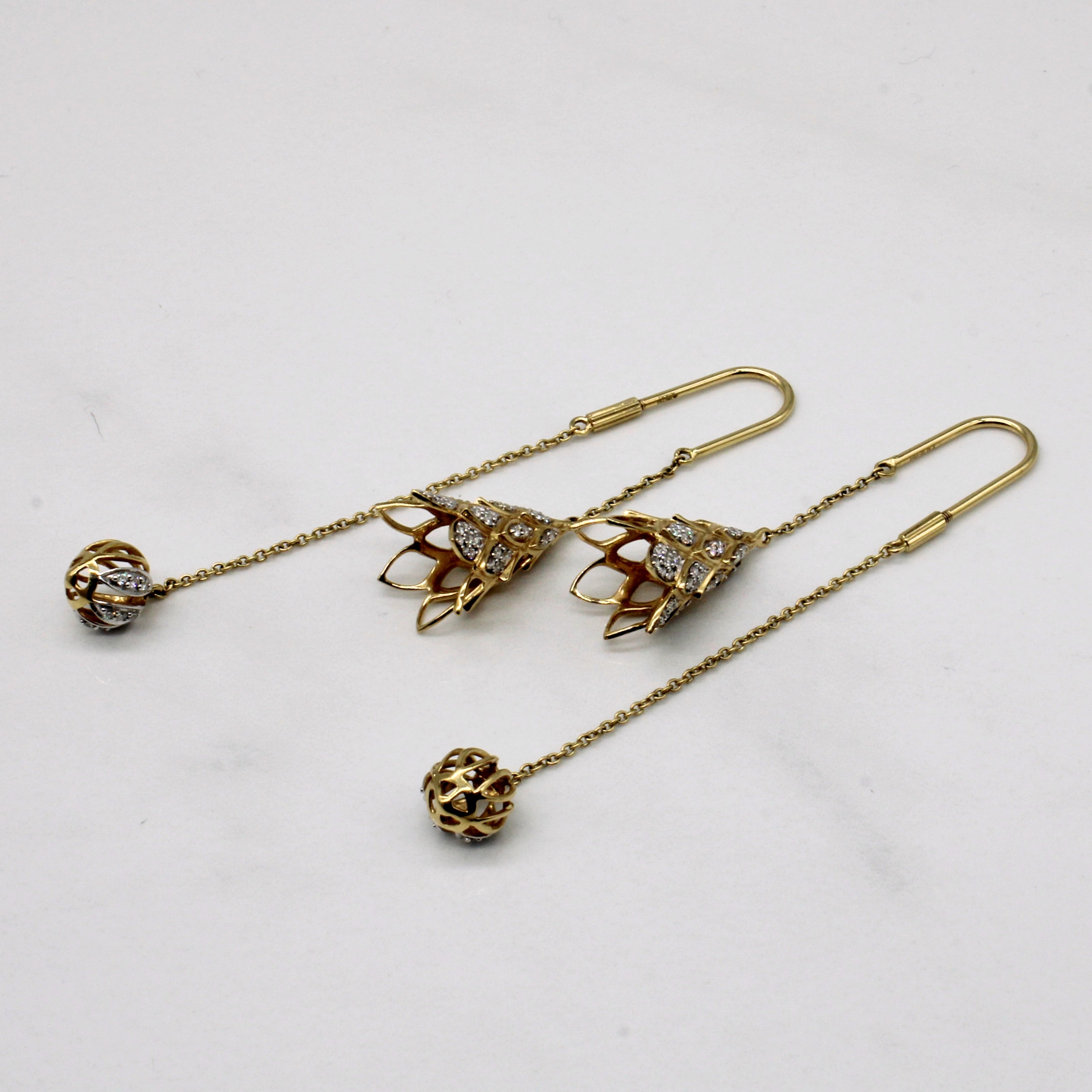 Diamond Drop Earrings | 0.45ctw |