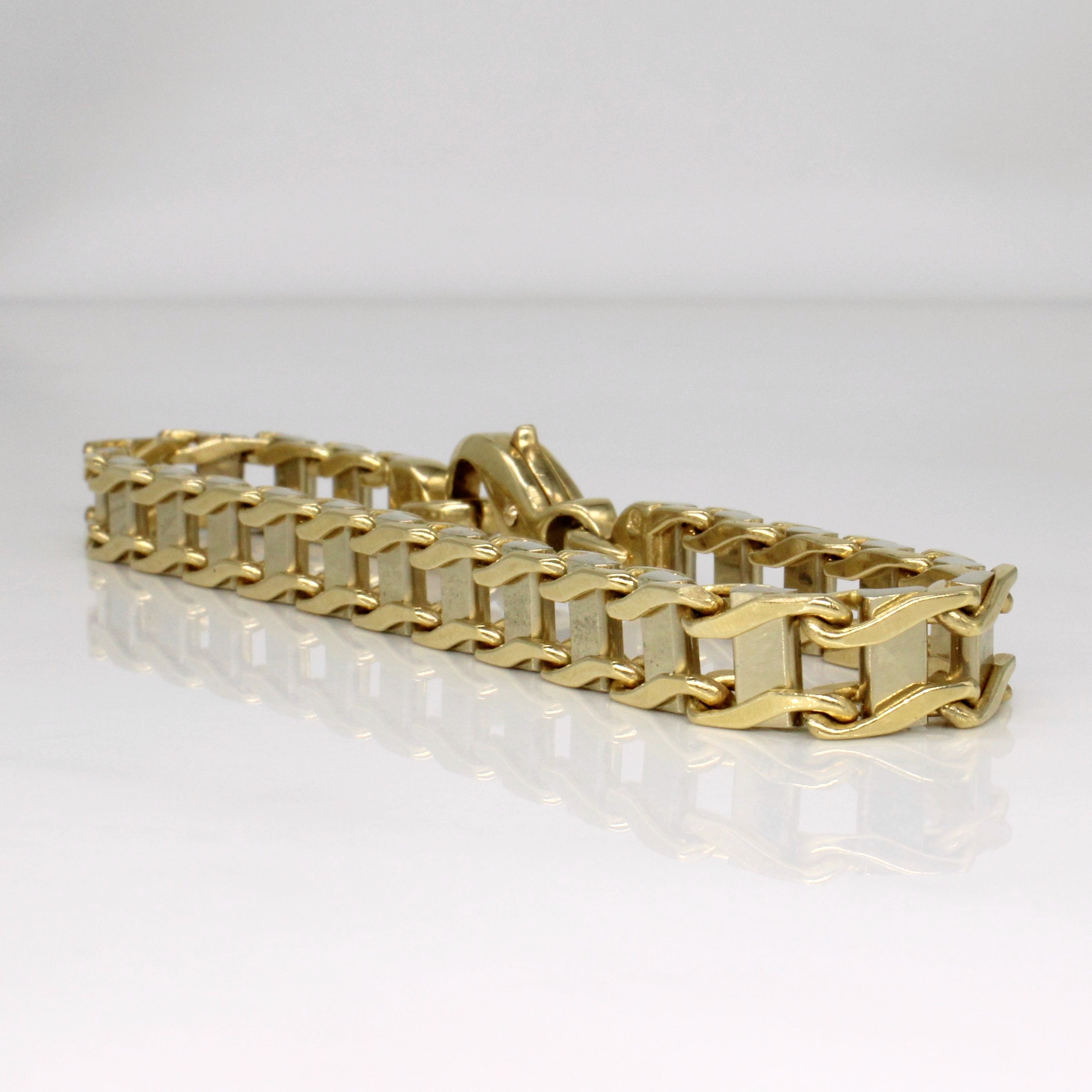 14k Two Tone Gold Bracelet | 8.25" |