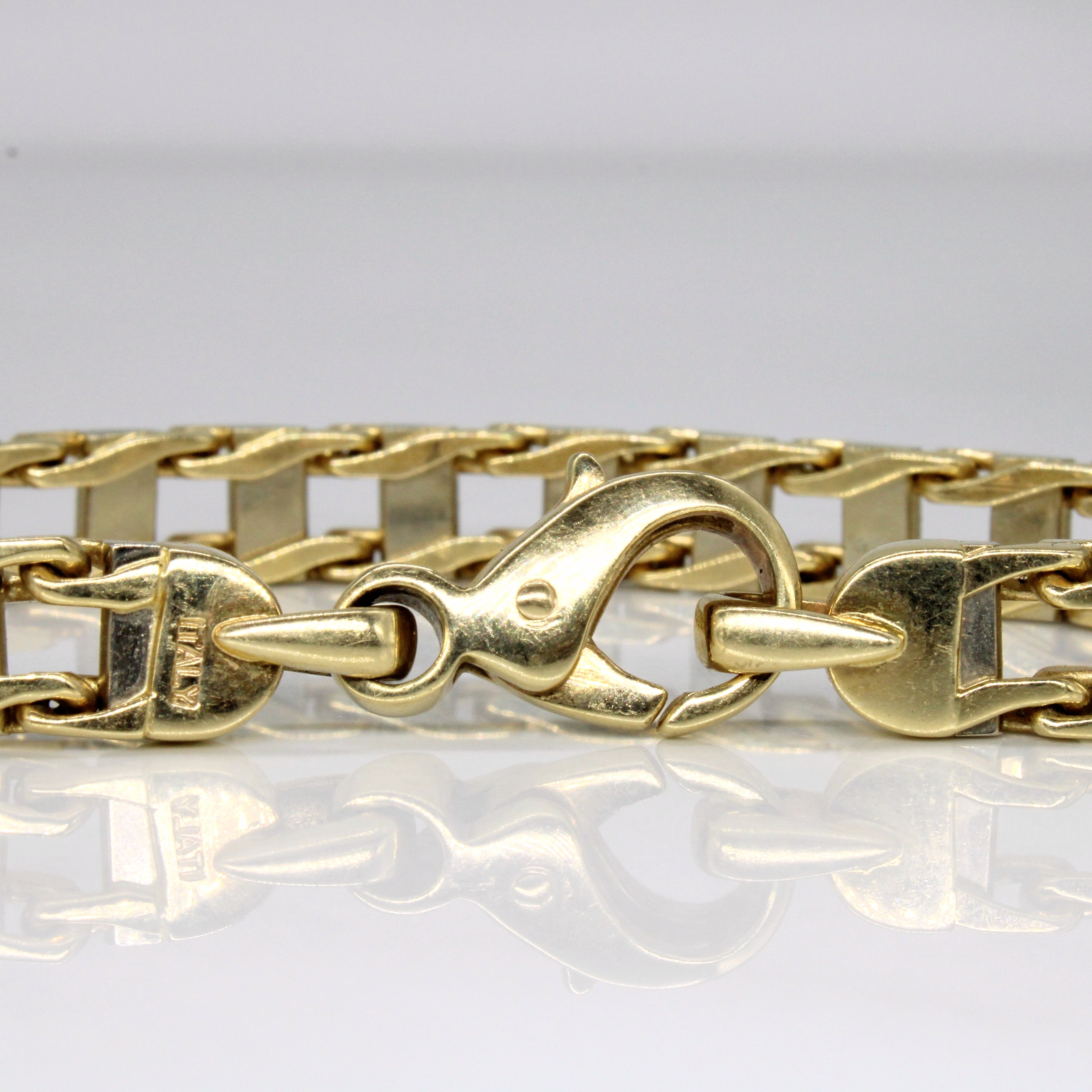 14k Two Tone Gold Bracelet | 8.25" |