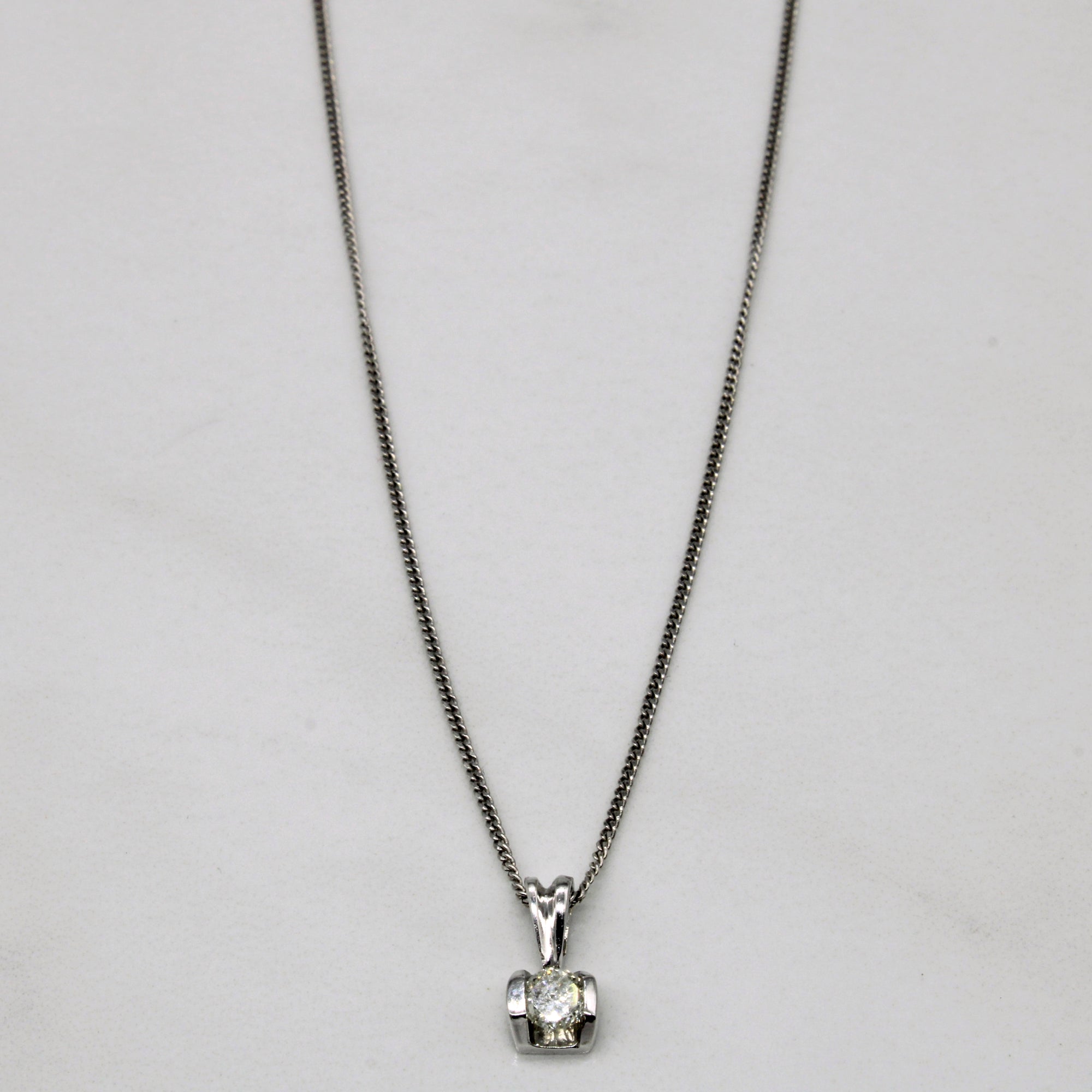 Diamond Pendant & Necklace | 0.15ct | 17