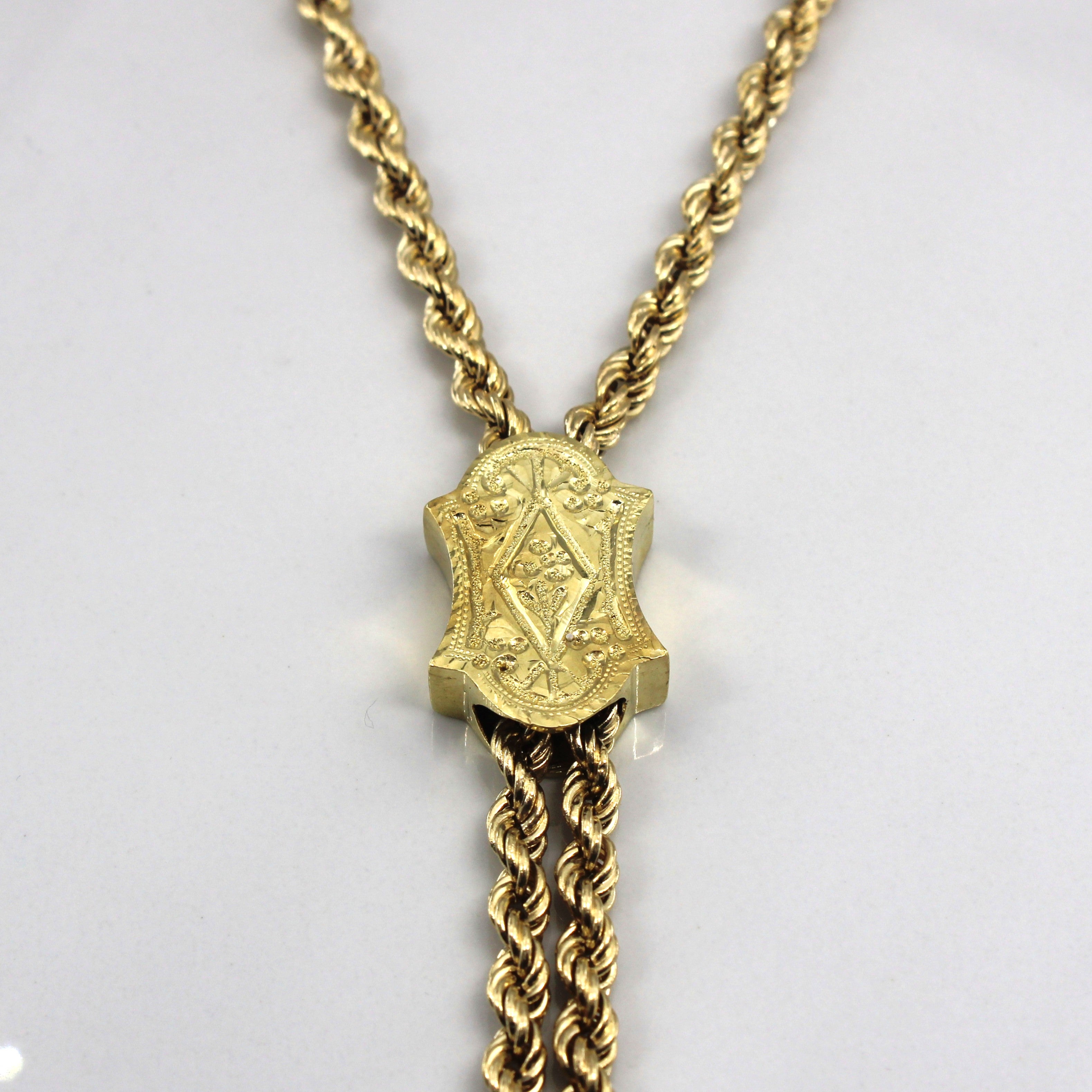 Lariat Rope Chain Necklace | 26"|
