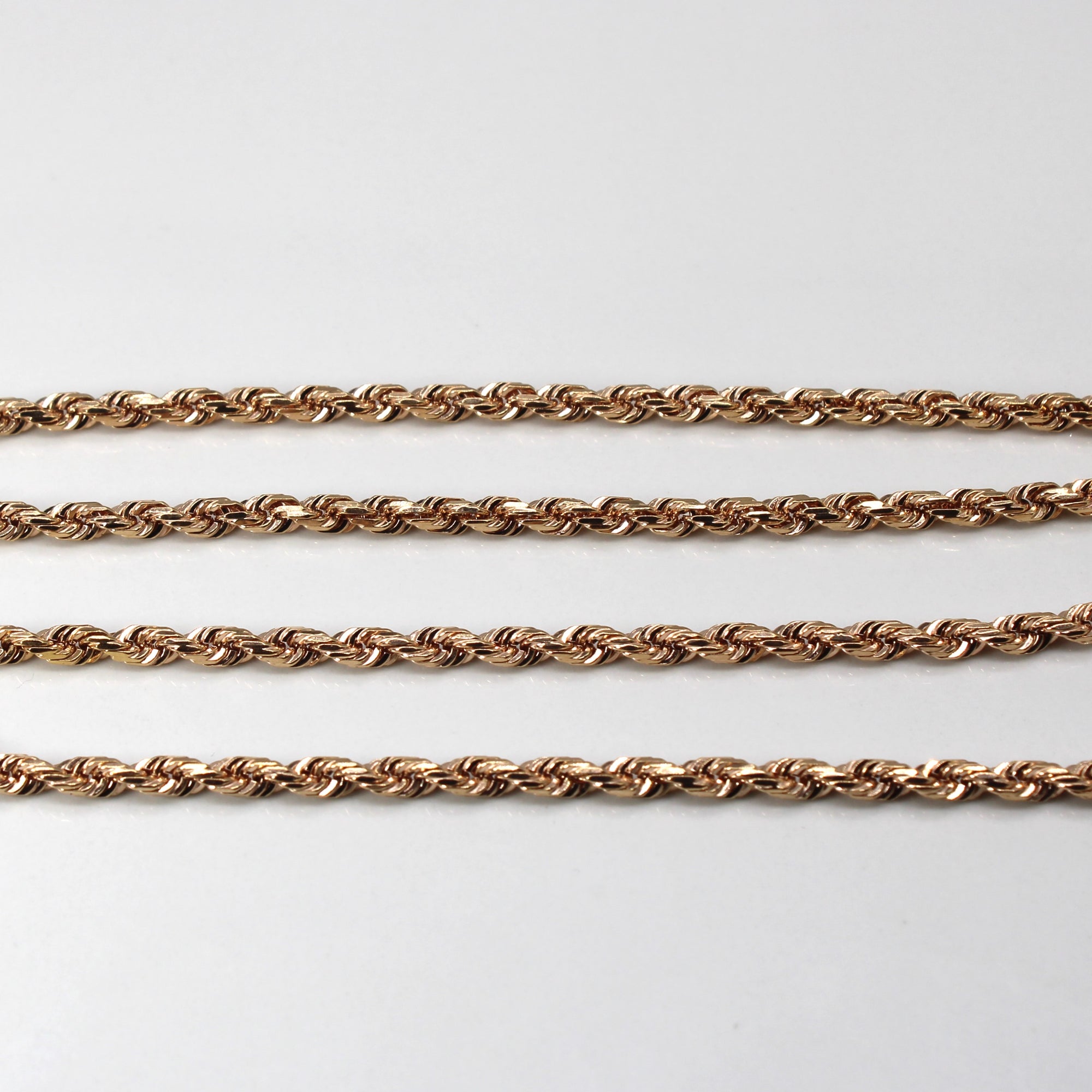 Rose Gold Rope Chain | 25