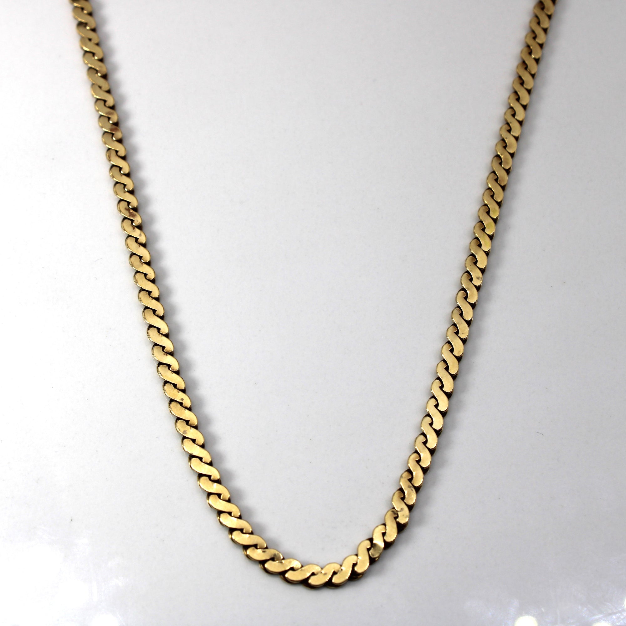 Yellow Gold Serpentine Chain | 20