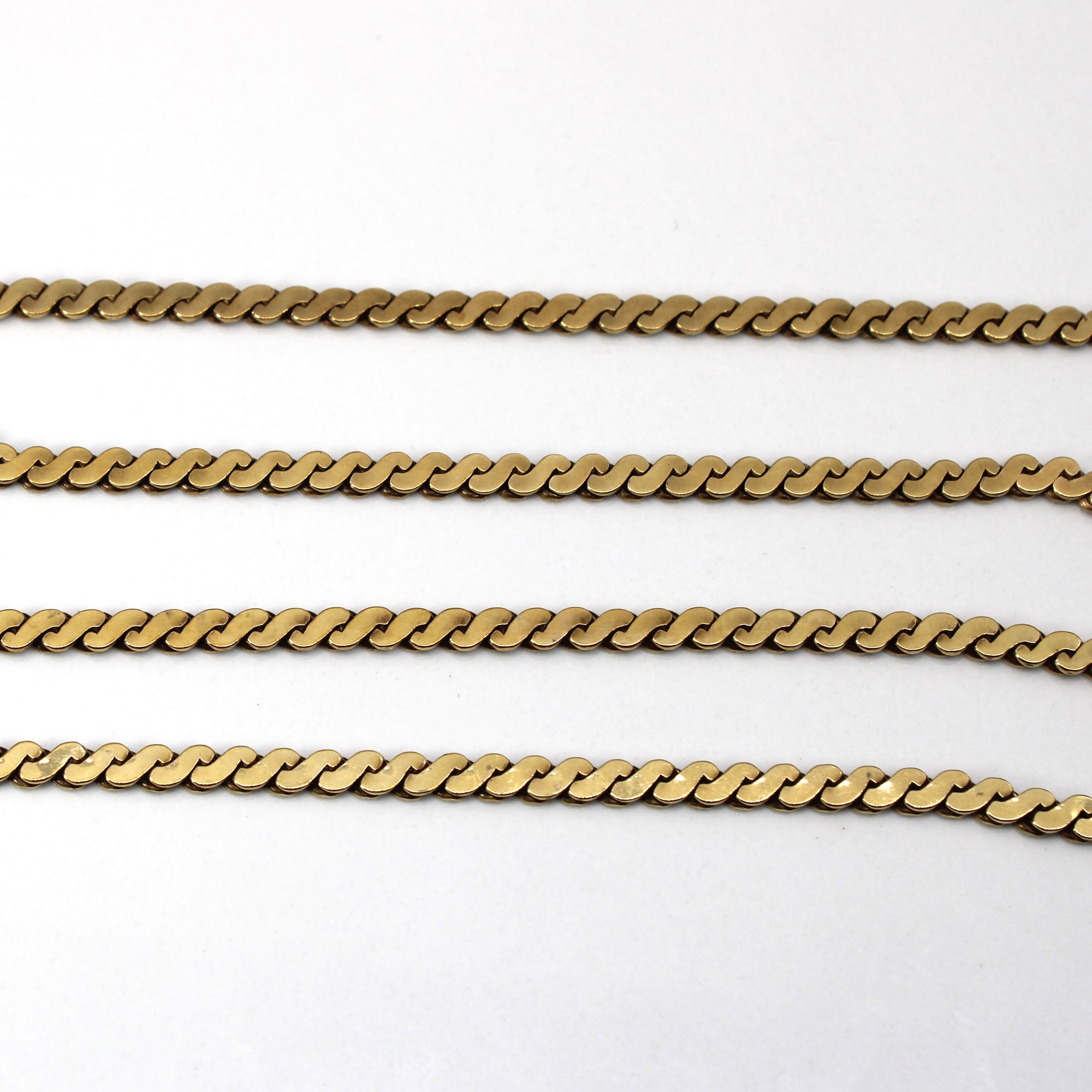 Yellow Gold Serpentine Chain | 20