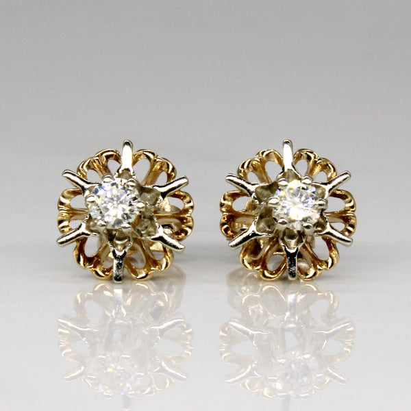 Diamond Star 14k Earrings | 0.20ctw |