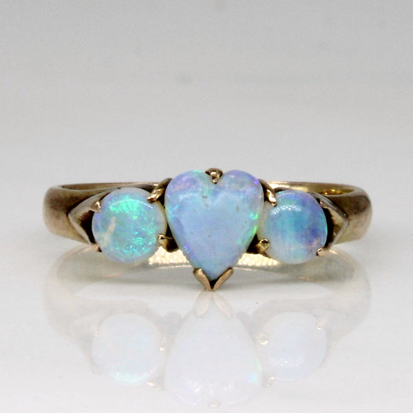 Opal Heart Ring | 0.40ctw | SZ 4.25 |
