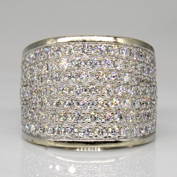 Micro Pave Diamond 14k Ring | 2.00ctw | SZ 6.5 |