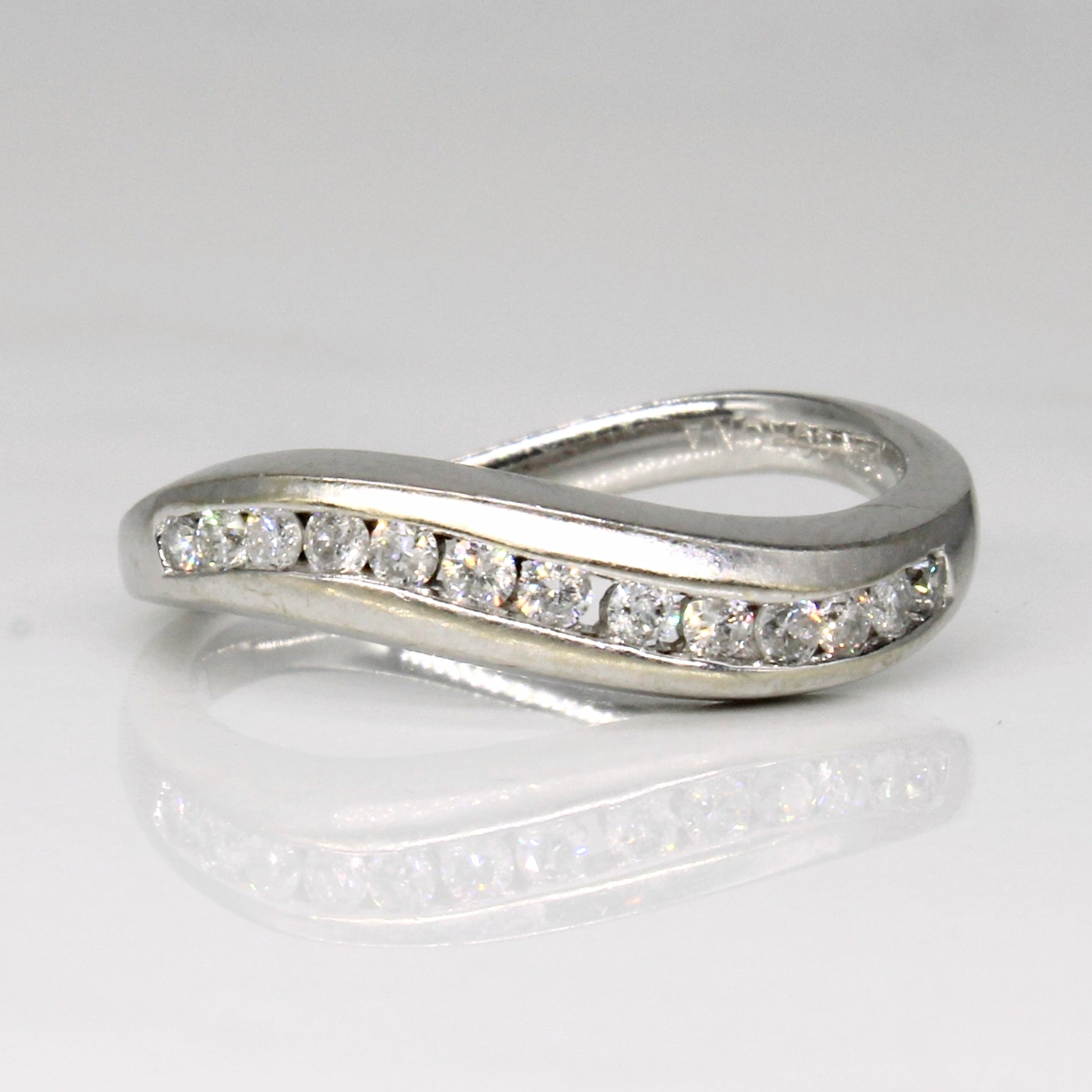 Diamond Waterfall Ring | 0.20ctw | SZ 6.5 |