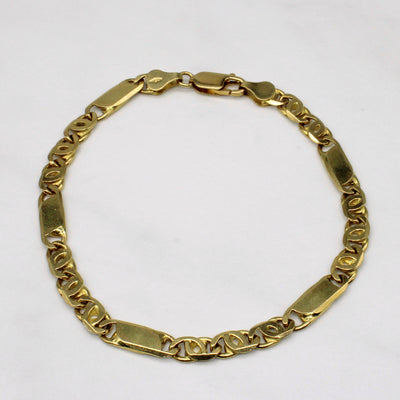 18k Yellow Gold Bracelet | 8.5
