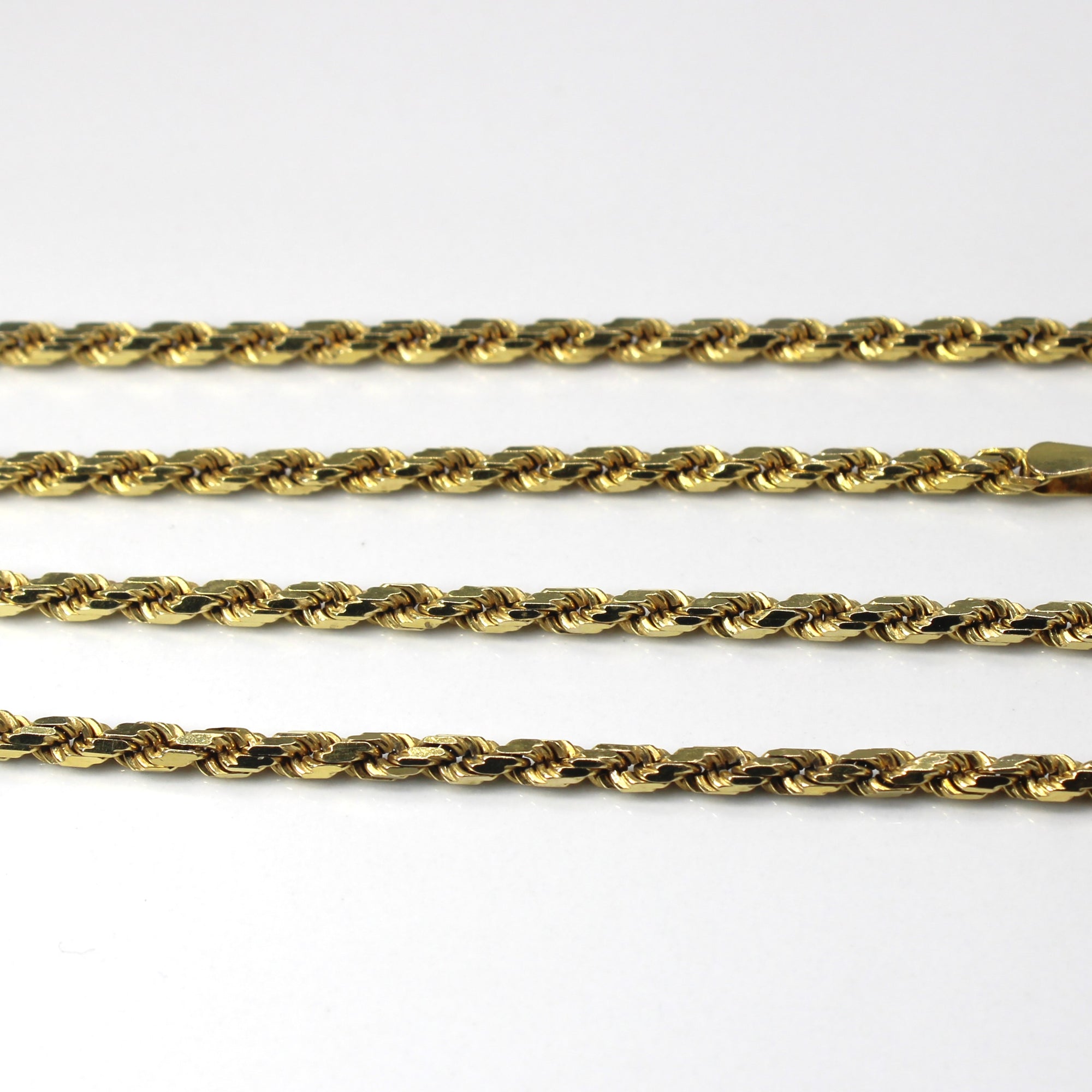 14k Yellow Gold Rope Chain | 20