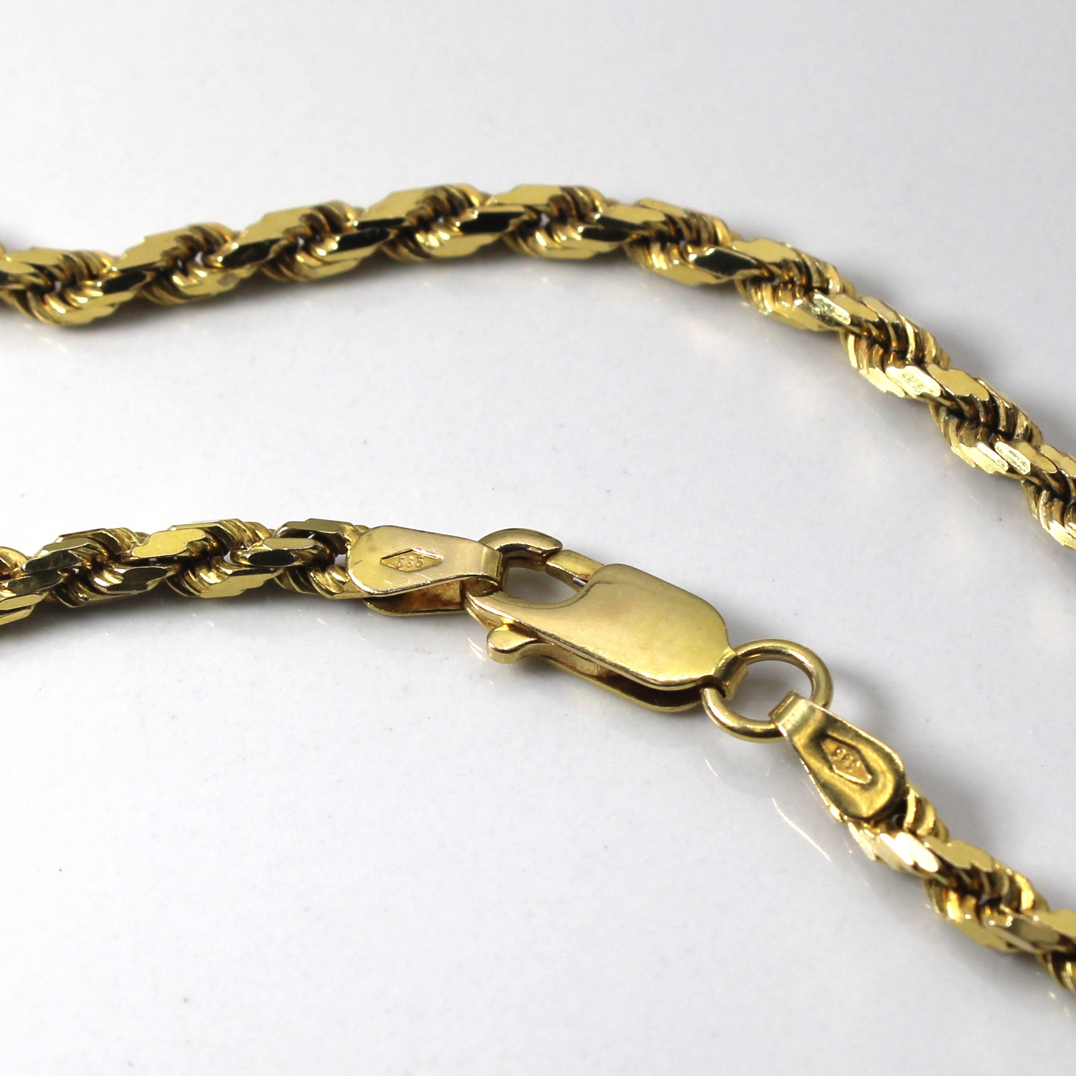 14k Yellow Gold Rope Chain | 20"|