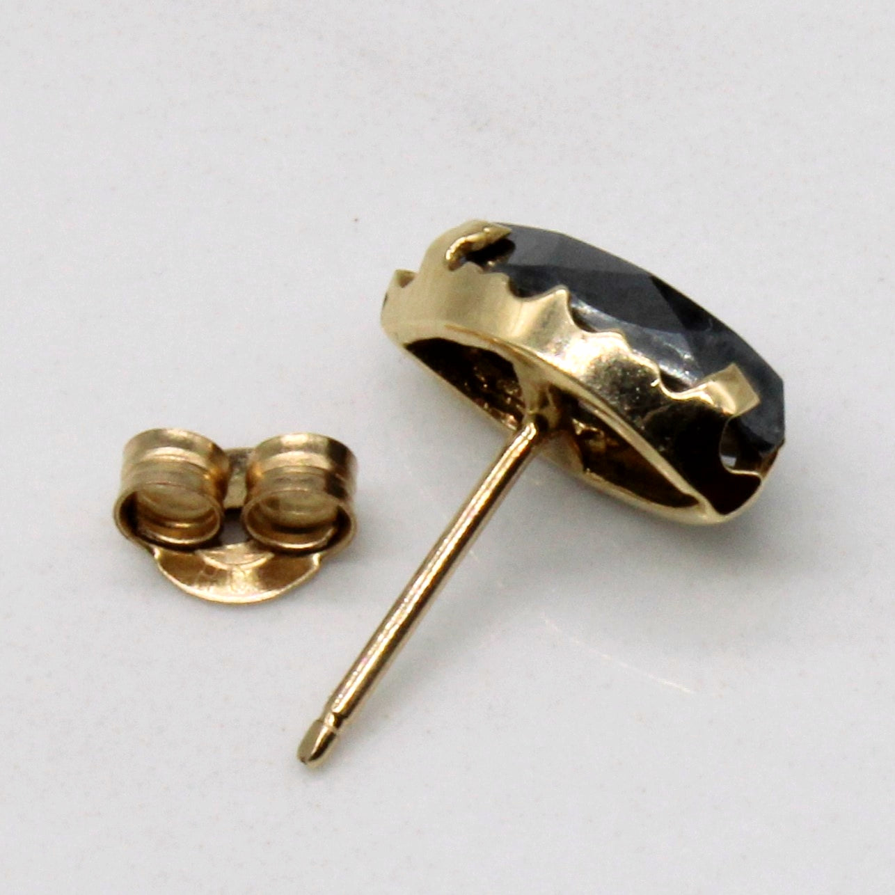 Hematite Stud Earrings | 2.80ctw |