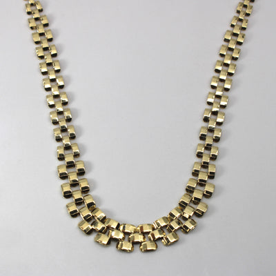 Yellow Gold Panther Chain | 17