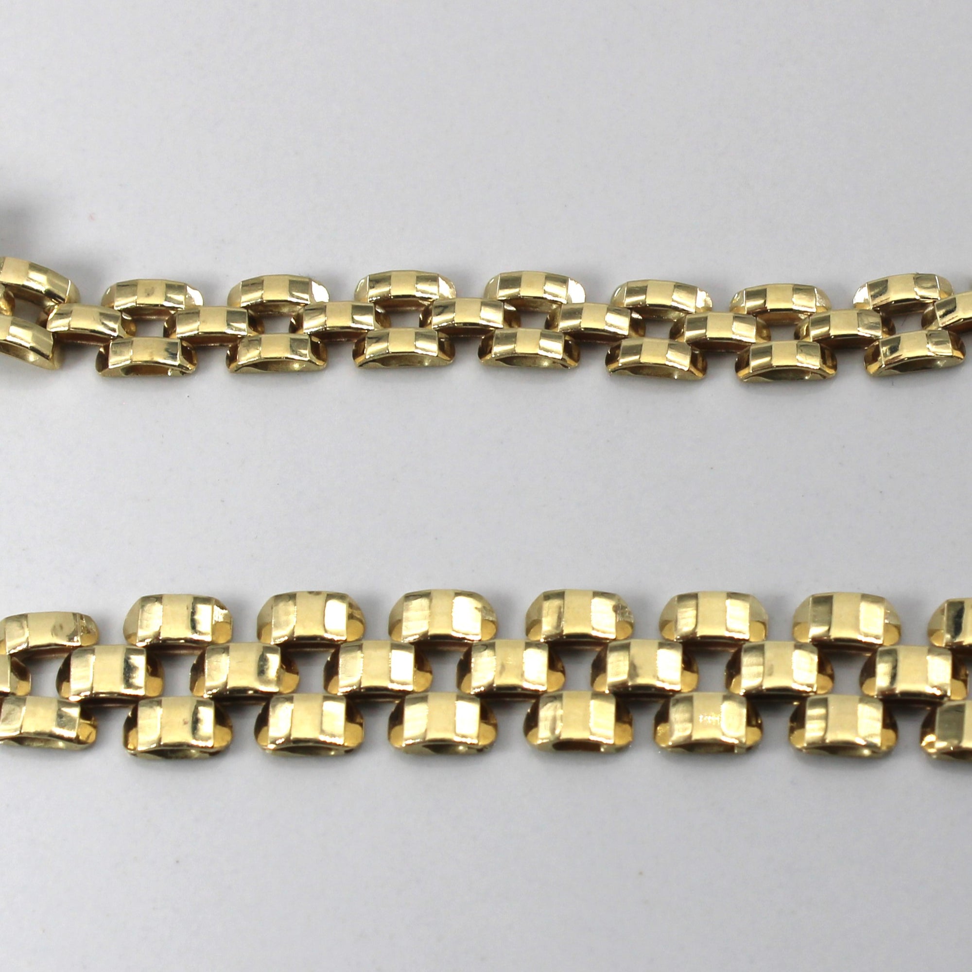 Yellow Gold Panther Chain | 17
