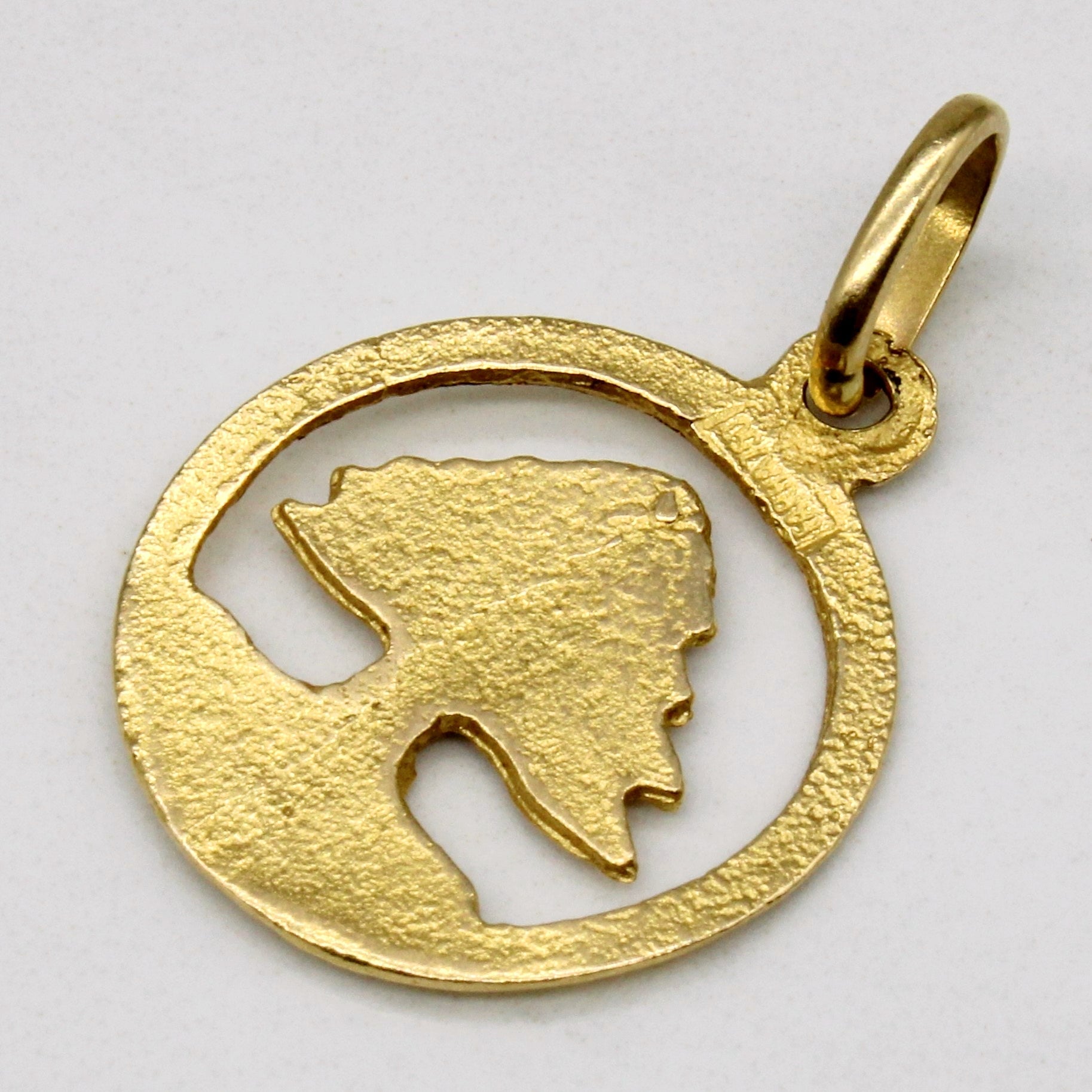 18k Yellow Gold Charm